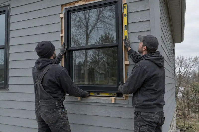 Window set plumb and level